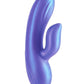 Seduction Angel Rechargeable Silicone Rabbit Vibrator - Purple
