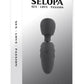 Selopa Buzz One Out Rechargeable Silicone Mini Wand - Black
