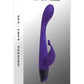 Selopa Plum Passion Rechargeable Silicone Vibrator with Clitoral Stimulator - Purple