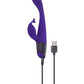 Selopa Plum Passion Rechargeable Silicone Vibrator with Clitoral Stimulator