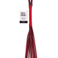 Sex and Mischief Ex's Andamp; Oh's Crystal Flogger - Black/Red