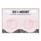 Sex and Mischief Peaches N Creame Blindfold - Ivory/Orange