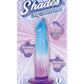 Shades G-Spot Dildo with Suction Cup - Blue/Purple - 6.25in