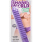 Shane's World Sorority Screw Silicone Vibrator - Purple