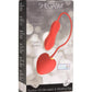 Shegasm Love On Me Rechargeable Silicone Suction Clit Stimulator and Vibrating Egg - Red