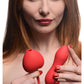 Shegasm Love On Me Rechargeable Silicone Suction Clit Stimulator and Vibrating Egg