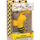Shegasm Sucky Bee Rechargeable Silicone Clitoral Stimulating Finger Vibrator - Black/Yellow