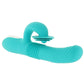 Show Stopper Rechargeable Silicone Dual Vibrator with Clitoral Stimulator