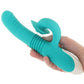 Show Stopper Rechargeable Silicone Dual Vibrator with Clitoral Stimulator