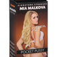 Signature Strokers Mia Malkova Ultraskyn Pocket Masturbator - Pussy - Flesh/Vanilla