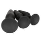 Silicone Anal Trainer Kit Black 3 Sizes