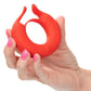 Silicone Rechargeable Taurus Enhancer Couples Ring