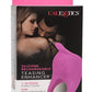 Silicone Rechargeable Teasing Enhancer Cockring Waterproof - Pink