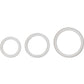 Silicone Support Rings Cock Rings - Clear - 3 Piece Set