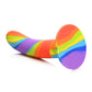 Simply Sweet Rainbow Silicone Dildo