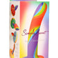 Simply Sweet Rainbow Silicone Dildo - Multicolor