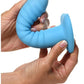 Simply Sweet Ribbed Silicone Dildo