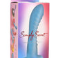 Simply Sweet Ribbed Silicone Dildo - Blue