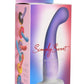 Simply Sweet Slim G-Spot Silicone Dildo - Purple/White