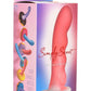 Simply Sweet Wavy Silicone Dildo - Pink/White