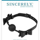 Sincerely Bow Tie Ball Gag - Black