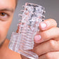 Size Matters Clear Sensations Vibrating Textured Erection Sleeve