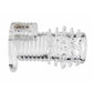 Size Matters Clear Sensations Vibrating Textured Erection Sleeve