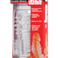 Size Matters Clear Sensations Vibrating Textured Erection Sleeve - Clear