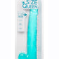 Size Queen Dildo with Balls - Blue - 12in