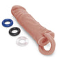 Size Up Silicone Realistic Penis Extender with Ball Loop