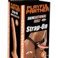 Skinsations Latin Lover Playful Partner Strap-On - Caramel - 8in