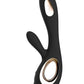 Soraya Wave Rechargeable Rabbit Vibrator - Black