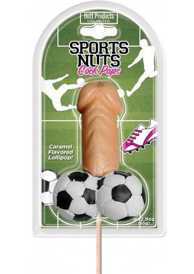 Sports Nuts Cock Pop Soccer Balls - Caramel