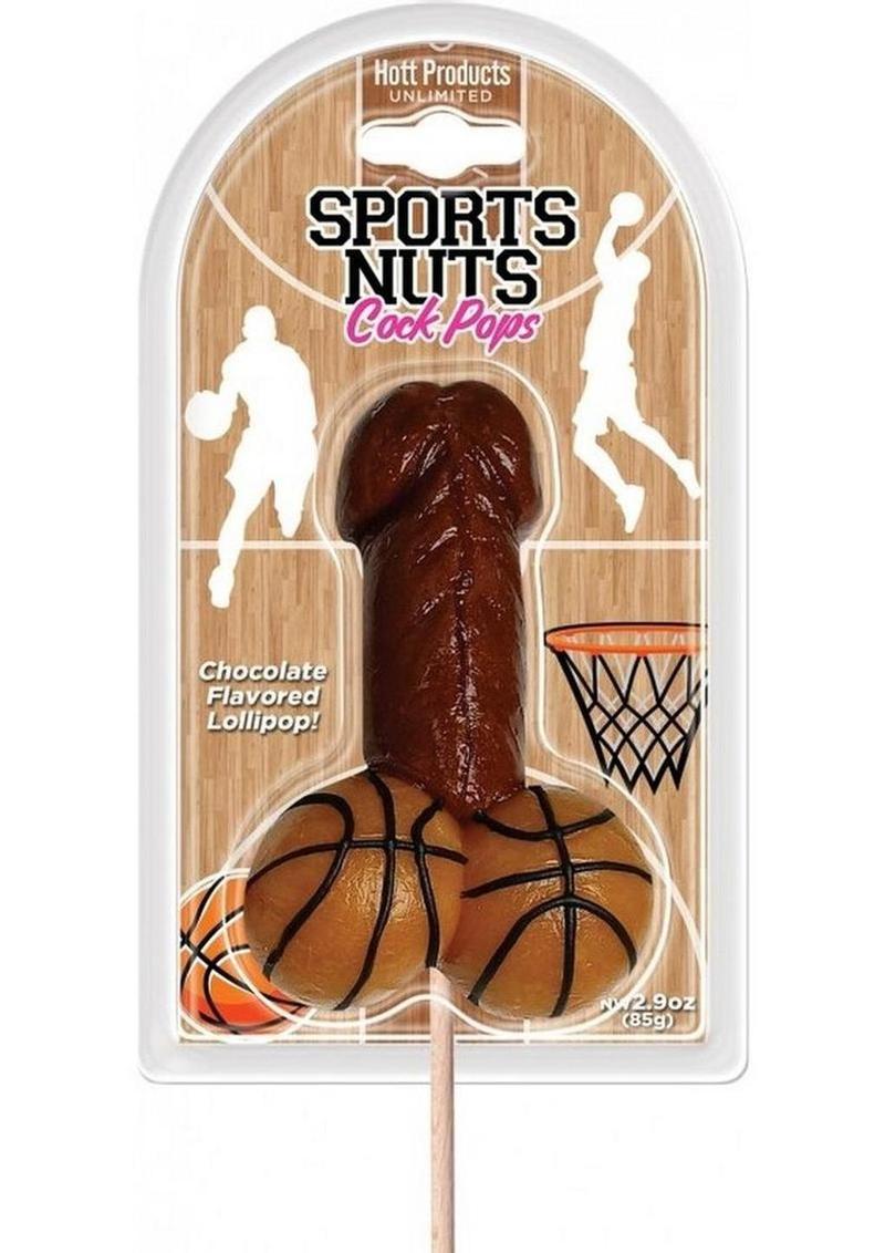 Sports Nuts Cock Pop Basketballs - Chocolate