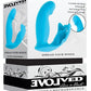 Spread Your Wings Rechargeable Silicone Multi Vibrator - Blue