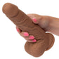 Squirting Fuck Stick Rechargeable Silicone Realistic Dong with Suction Cup