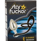 Star Fucker XL Teardrop Plug Silicone Dual Enhancer - Black