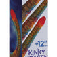 Stardust Kinky Kraken Silicone Dildo with Suction Cup - Multicolor - 13in
