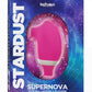Stardust Supernova Silicone Vibrating Dildo with Clitoral Stimulator - Magenta