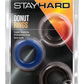 Stay Hard Donut Cock Rings - Assorted - Assorted Colors