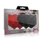 Stolen Kisses Hearts Pasties - Black/Red