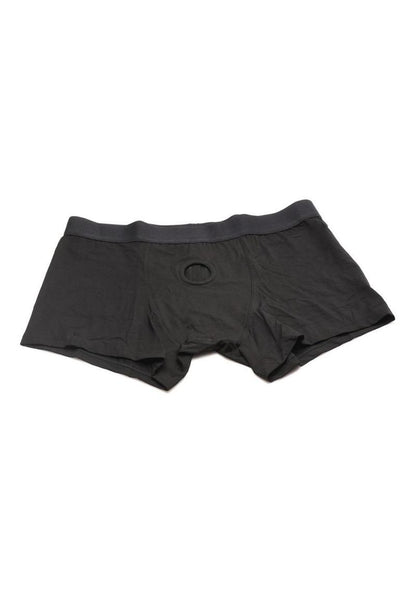 Strap U Armor Mens Boxer Harness with O-Ring - Black - Large/Medium
