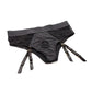 Strap U Laced Seductress Lace Crotchless Panty Harness with Garter Straps - Black - 3XLarge/XXLarge