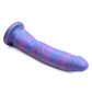 Strap U Magic Stick Glitter Silicone Dildo - Purple - 9.5in