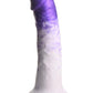 Strap U Real Swirl Realistic Silicone Dildo - Purple