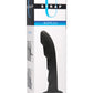 Strap U Ripples Strap-On Compatible Silicone 6.75in Dildo - Black