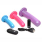 Strap U Triple Peg 28x Vibrating Rechargeable Silicone Dildo Set with Remote Control