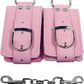Strapped Plush Restraints - Pink