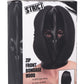 Strict Zip Front Bondage Hood - Black