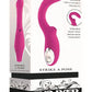 Strike A Pose Rechargeable Silicone Dual Vibrator - Red